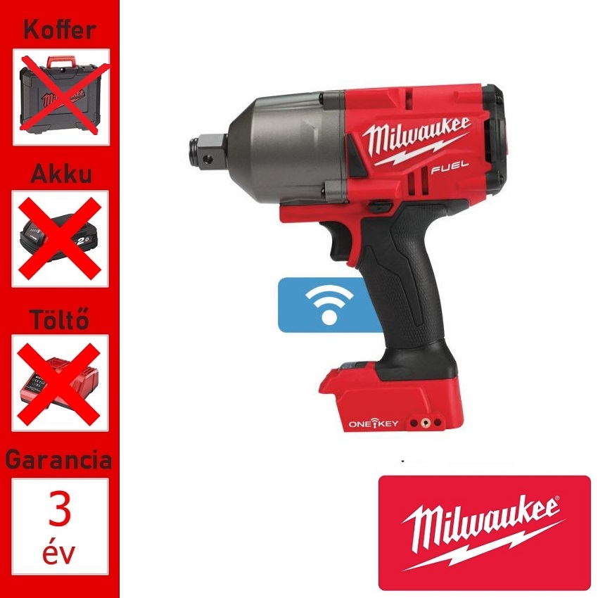 Milwaukee akkus ütvecsavarozó géptest 3/4",1627 Nm,18V